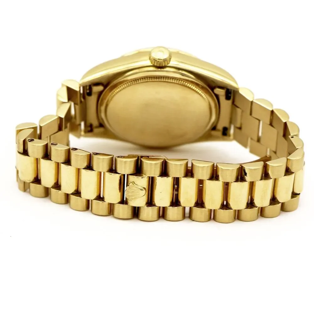 Rolex Vintage President 18K Yellow Gold Diamond Dial Day-Date 36mm Watch